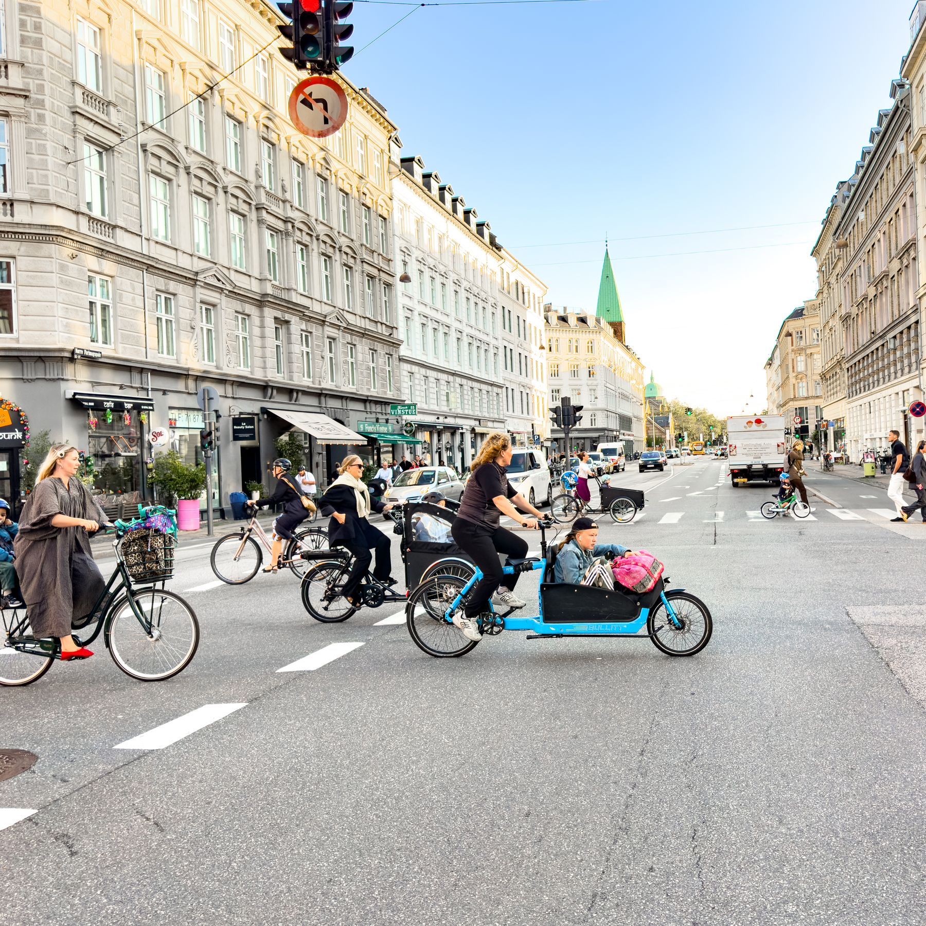 Crosswalk of Bicycles (Square)